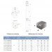 Насос центробежный скважинный 0.37кВт H 45(36)м Q 80(50)л/мин Ø94мм AQUATICA (DONGYIN) (777112)