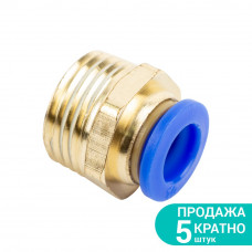 Штуцер цанговый (прямой) Ø10мм МТ 1/2" SIGMA (7026951)