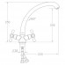 Смеситель VD 1/2" для кухни гусак ухо на гайке TAU (VD-4B461C)